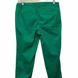 Talbots Green Size 2 Girlfriend Chino Plain Front